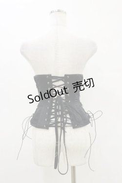 画像2: Millenoir / サイドDカンコルセット  ブラック H-26-03-20-007-EL-ZA-KB-ZH