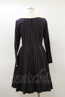 画像2: Leur Getter / レジメンストライプワンピース  ネイビー H-26-03-20-052-LU-OP-KB-ZH