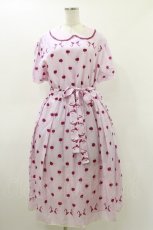 画像1: Jane Marple / Pas de bourree Dayドレス  ピンク H-26-03-20-053-JM-OP-KB-ZH (1)