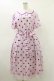 画像1: Jane Marple / Pas de bourree Dayドレス  ピンク H-26-03-20-053-JM-OP-KB-ZH (1)