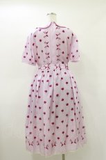 画像2: Jane Marple / Pas de bourree Dayドレス  ピンク H-26-03-20-053-JM-OP-KB-ZH (2)