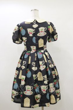 画像2: Leur Getter / フルーツティータイム袖付ワンピース M ネイビー H-26-03-20-055-LU-OP-KB-ZH