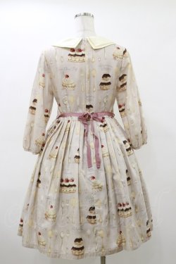 画像2: Leur Getter / Cream Choux Puff袖付ワンピース M グレー H-26-03-20-057-LU-OP-KB-ZH