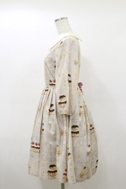 画像3: Leur Getter / Cream Choux Puff袖付ワンピース M グレー H-26-03-20-057-LU-OP-KB-ZH