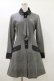 画像1: MIHO MATSUDA / タイ付ワンピース  グレー H-26-03-20-059-GO-OP-KB-ZH (1)