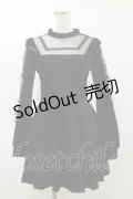 DARK IN LOVE / Dreamy princess lace dress XL ブラック H-26-03-20-060-PU-OP-KB-ZH