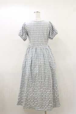 画像2: merry jenny / ギンガムリボンワンピース  アイスブルー H-26-03-20-063-LO-OP-KB-ZH
