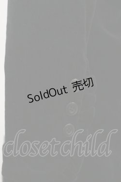 画像4: PEACE NOW / 別珍フリルコート  ブラック H-26-03-20-065-PU-CO-KB-ZH