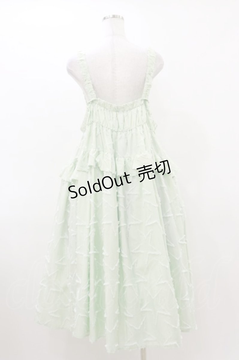 画像2: Candy Stripper / STAR JACQUARD DRESS  ミント H-26-03-20-067-PU-OP-KB-ZH (2)