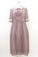 画像1: an another angelus / レース使いシアープリーツワンピース Free MAUVE H-26-03-20-1031-CA-OP-NS-ZH (1)