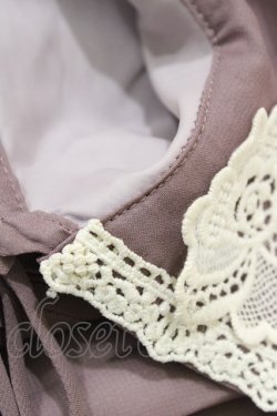 画像4: an another angelus / レース使いシアープリーツワンピース Free MAUVE H-26-03-20-1031-CA-OP-NS-ZH