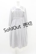 an another angelus / レース使いビッグカラーロングワンピース Free BLUE GRAY H-26-03-20-1032-CA-OP-NS-ZH