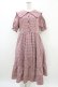 画像1: m petit by misako / AM*ギンガムCHKワンピース LL レッド H-26-03-20-1034-LO-OP-NS-ZH (1)