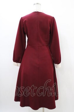 画像2: Fi.n.t / 絵画風ヨーク刺繍ワンピース Free Bordeaux H-26-03-20-1035-CA-OP-NS-ZH