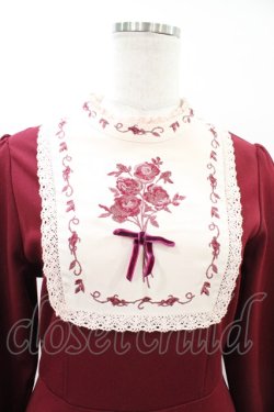 画像3: Fi.n.t / 絵画風ヨーク刺繍ワンピース Free Bordeaux H-26-03-20-1035-CA-OP-NS-ZH