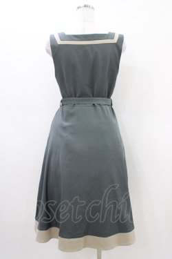 画像2: Fi.n.t / プレゼントリボンバイカラージャンパースカート Free グリーン H-26-03-20-1037-CA-OP-NS-ZH