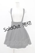 Blue rouge / サスペンダースカート Free ブラック H-26-03-20-1042-CA-SK-NS-ZH
