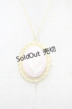 画像1: Maison de FLEUR / すずらんカメオネックレス  ピンク H-26-03-20-1008-LO-AC-NS-ZH