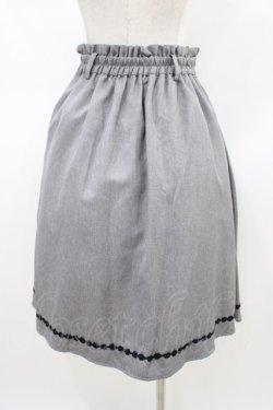 画像2: axes femme / トレンチデザインミドルスカート M グレー H-26-03-20-1046-AX-SK-NS-ZH