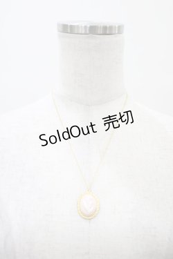 画像2: Maison de FLEUR / すずらんカメオネックレス  ピンク H-26-03-20-1008-LO-AC-NS-ZH