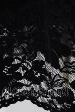 画像3: an another angelus / フロッキーレースギャザースカート Free ブラック H-26-03-20-1047-CA-SK-NS-ZH