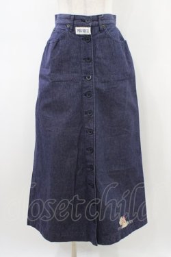 画像1: PINK HOUSE / デニムスカート Free ネイビー H-26-03-20-1049-LO-SK-NS-ZH