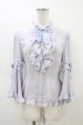 metamorphose / スタンドカラー姫袖ブラウス サイズ1 ラベンダー H-26-03-20-1054-ME-BL-NS-ZH