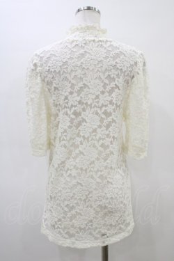 画像2: F&A / 総レースパワショル5分袖トップス Free IVORY H-26-03-20-1057-LO-TO-NS-ZH
