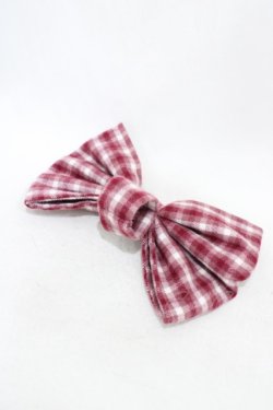 画像2: m petit by misako / AMフハクリボンチェックST  レッド H-26-03-20-1010-LO-ZA-NS-ZH