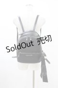Maison de FLEUR / リボンMリュック  ブラック H-26-03-20-1014-LO-BG-NS-ZH