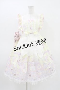画像1: The Dolls Daydream（海外ロリータブランド） / The Dessert Cart at the Amusement Parkジャンパースカートセット 2XL イエロー H-26-03-20-1015-0-OP-NS-ZH