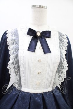 画像4: Pina sweetcollection / ローズジャガードワンピース Free ネイビー H-26-03-20-1020-LO-OP-NS-ZH