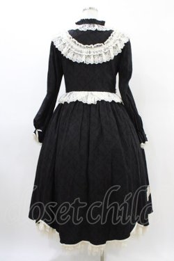 画像2: Hoshibako Works / リボンフローラコットンレースロングワンピース M ブラック H-26-03-20-1021-LO-OP-NS-ZH