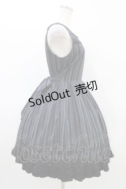 画像3: Cornet / レジメンタルストライプジャンパースカート Free ネイビー/グリーン H-26-03-20-1023-LO-OP-NS-ZH