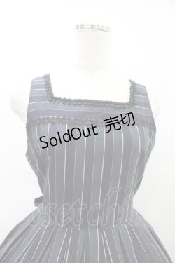 画像4: Cornet / レジメンタルストライプジャンパースカート Free ネイビー/グリーン H-26-03-20-1023-LO-OP-NS-ZH