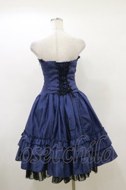 画像2: ATELIER PIERROT / バッスルコルセットワンピース  ブルー H-26-03-20-071-EL-OP-KB-ZH