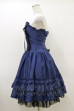 画像3: ATELIER PIERROT / バッスルコルセットワンピース  ブルー H-26-03-20-071-EL-OP-KB-ZH