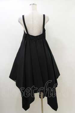 画像2: elements,H / ベルトストラップイレギュラーワンピース  ブラック H-26-03-20-073-PU-OP-KB-ZH