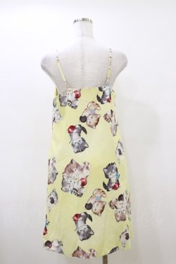 画像2: MILK / Mischief catワンピース  イエローベース H-26-03-20-077-ML-OP-KB-ZH