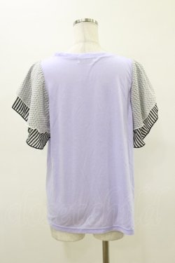 画像2: Rydia / シフォンスリーブカットソー  ラベンダー H-26-03-20-013-PU-TO-KB-ZH