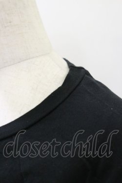 画像3: PEACE NOW / プリントカットソー  黒×白 H-26-03-20-014-PU-TO-KB-ZH