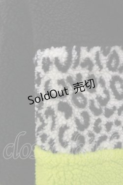 画像3: Candy Stripper / CANDY'S CREW BICOLOR BOA パーカー  ブラック×グリーン H-26-03-20-016-PU-JA-KB-ZH