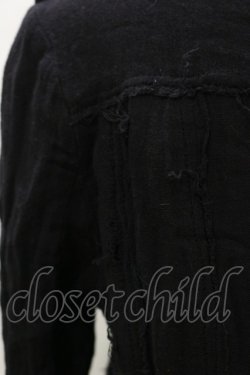 画像3: HELL CAT PUNKS / ダメージガーゼロングシャツ S ブラック H-26-03-20-018-PU-BL-KB-ZH