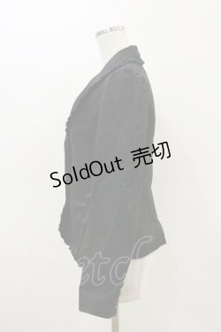 画像3: PEACE NOW / リボン付フリルジャケット  ブラック H-26-03-20-019-PU-JA-KB-ZH