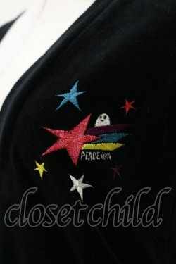 画像3: PEACE NOW / エビィちゃん刺繍カーディガン  ブラック H-26-03-20-026-PU-TO-KB-ZH