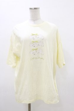 画像1: merry jenny / neoki dog tee  イエロー H-26-03-20-027-LO-TO-KB-ZH