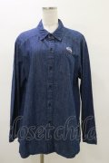 Candy Stripper / DENIM SHIRTS  ブルー H-26-03-20-029-PU-BL-KB-ZH