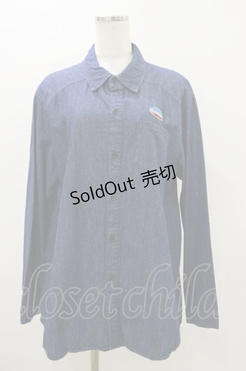 画像1: Candy Stripper / DENIM SHIRTS  ブルー H-26-03-20-029-PU-BL-KB-ZH (1)