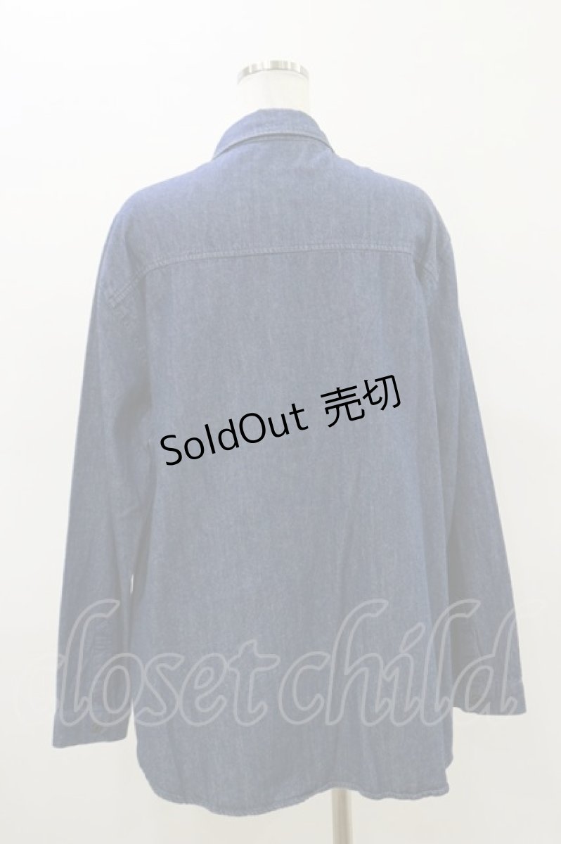 画像2: Candy Stripper / DENIM SHIRTS  ブルー H-26-03-20-029-PU-BL-KB-ZH (2)