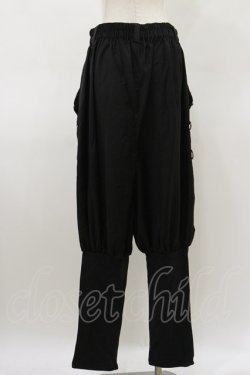 画像2: SEX POT ReVeNGe / 切替サルエル L ブラック H-26-03-20-037-SP-PA-KB-ZH